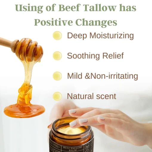 AQA™ Beef Tallow Balm: Multi-Functional Healing, Say Goodbye to Eczema Troubles!