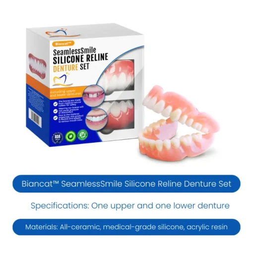 Biancat™ SeamlessSmile Silicone Reline Denture Set