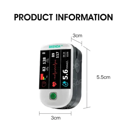 Bikenda™ 3-in-1 Advanced Health Monitor – Blood Glucose, Blood Pressure & ECG with 99.9% Accuracy - Image 11