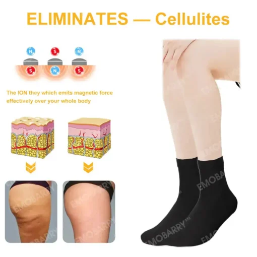 EMOBARRY® VitaluxeTourmaline Magnetic Compression Therapy Socks - Image 16