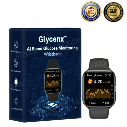 Glycenx™ AI Blood Glucose Monitoring Wristband (𝟟𝟘% 𝕆𝔽𝔽 𝗘𝗡𝗗𝗦 𝗜𝗡 𝟭𝟬 𝗠𝗜𝗡𝗨𝗧𝗘𝗦)