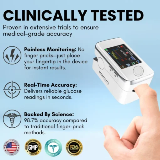 Glycenx™ Precision Glucose Monitoring Device (𝟟𝟘% 𝕆𝔽𝔽 𝗘𝗡𝗗𝗦 𝗜𝗡 𝟭𝟬 𝗠𝗜𝗡𝗨𝗧𝗘𝗦)