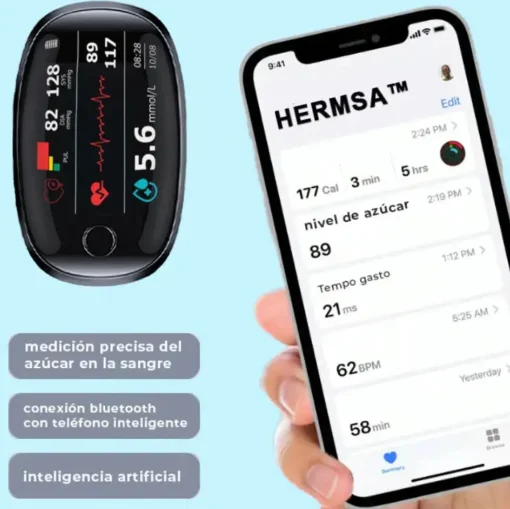 HERMSA™ Non-Invasive Blood Glucose Meter - Image 6