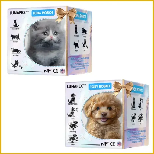 【LunaFex® Official Store】LUNA the Robot Cat 😺& TOBY the Robot Dog🐶 – Perfect Pet Duo for Kids & Family – Last Day for Sale! - Image 11