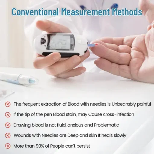 Oveallgo™ GlucoSense Non-Invasive Laser Blood Glucose Meter