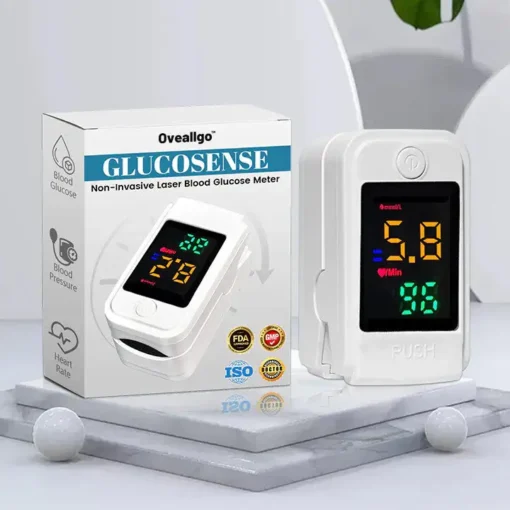 Oveallgo™ GlucoSense Non-Invasive Laser Blood Glucose Meter